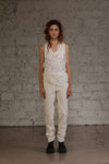 Marc Le Bihan Lace Tank Dress France MLB-2815-WHITE